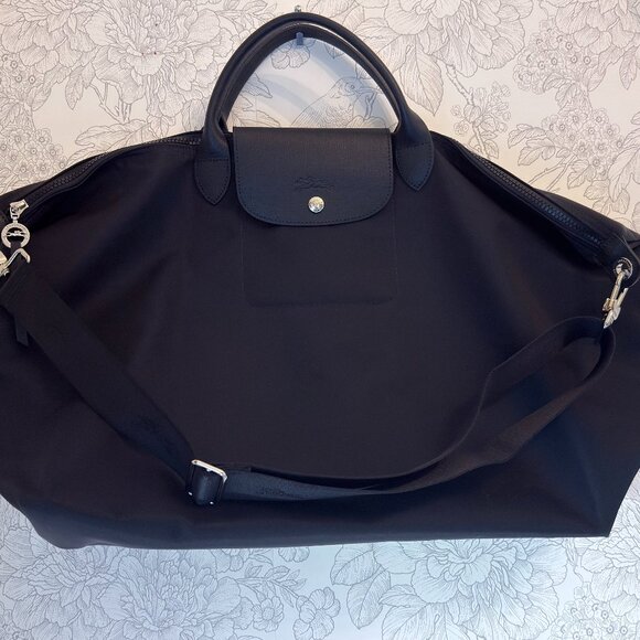 Authentic Longchamp Le Pliage Energy L Travel Bag in black | Retail $385 - Picture 2 of 3
